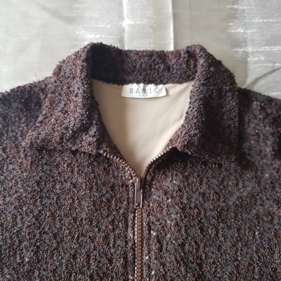 ⭐Vintage⭐Lace Brown Jacket - Picture 3 of 8